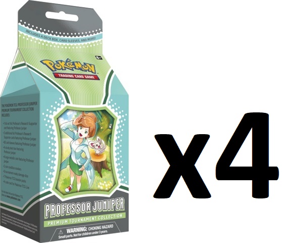 Pokemon Marnie Premium outlet Tournament Collection Box & Professor Juniper Collection